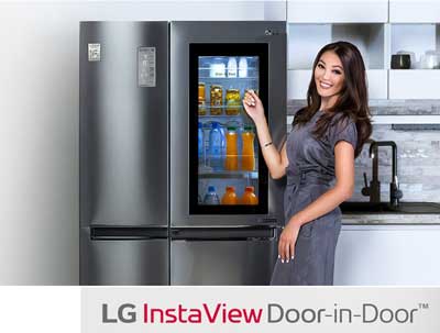 Умный холодильник lg-InstaView